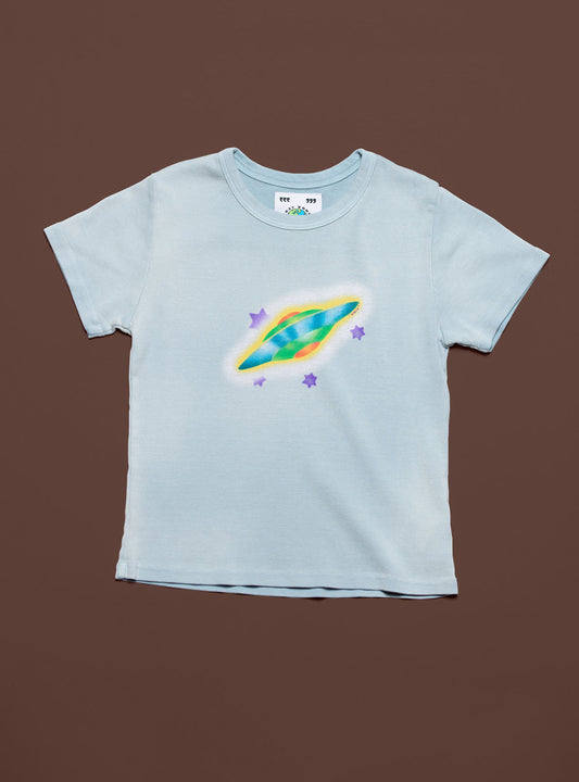 UFO Baby Tee Sky Tie Dye | UNIF New