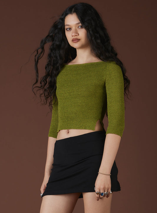 Sincere Top - Green Green | UNIF Latest