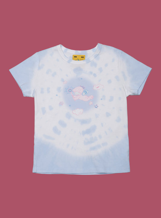 Blue Tie-Dyed T-Shirt Blue Tie Dye | UNIF Smart Buy