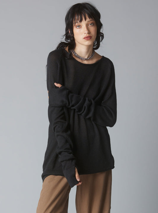 Mogu Sweater Black | UNIF Top Pick