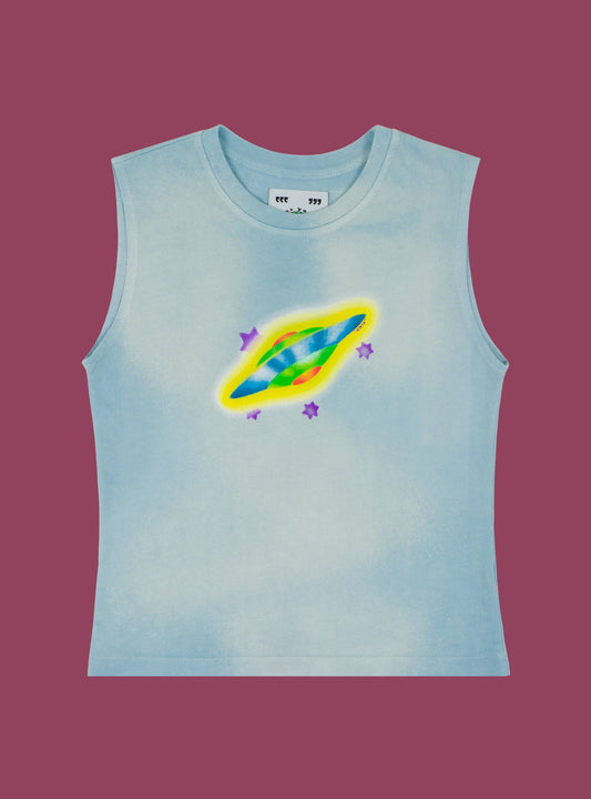 UFO Tank Sky Tie Dye | UNIF Trusted