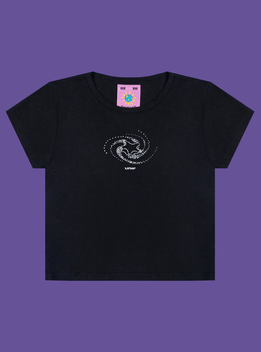 Spin Tee Black | UNIF Trusted