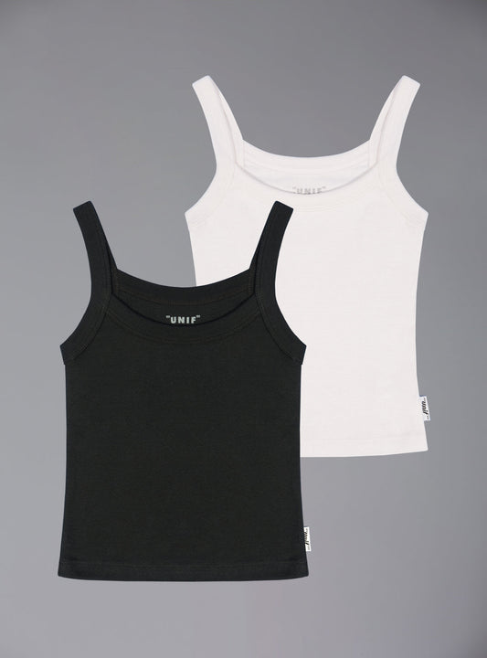 Staple Tank Two-Pack Black/White | UNIF Top Pick
