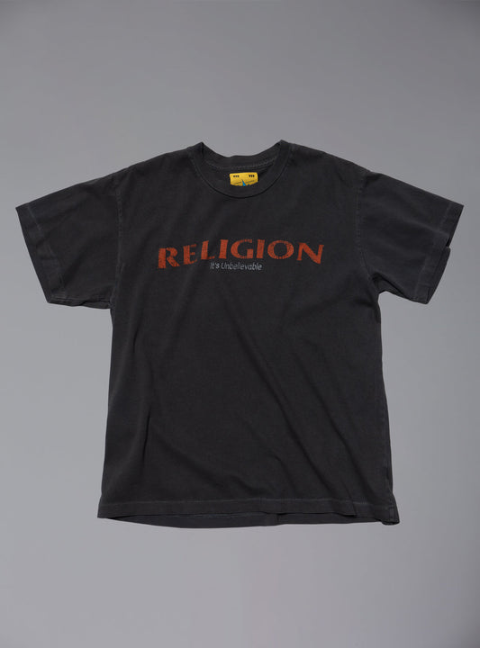 Religion Tee Vintage Black | UNIF New