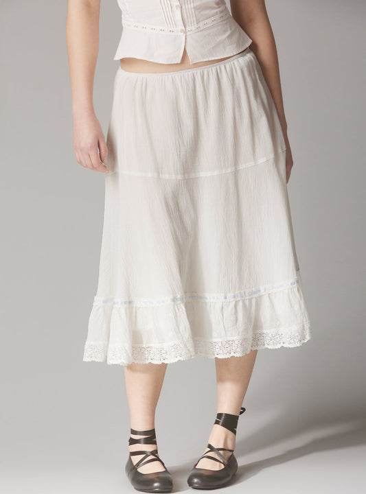Bobbin Skirt Off White | UNIF Customer Favorite