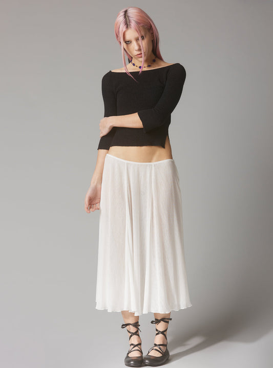 Rae Skirt White | UNIF Top Pick