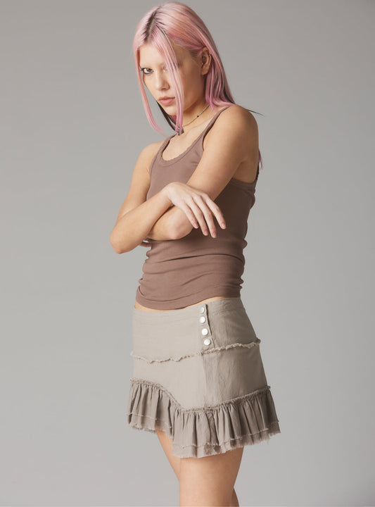 Zez Skirt Grey | UNIF Premium