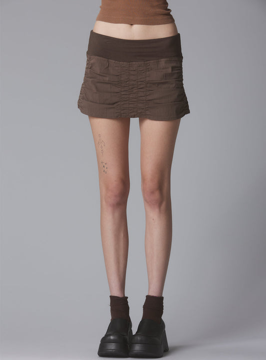 Borg Skirt Brown | UNIF Value