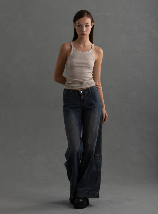 Serif Pants Blue | UNIF Quality