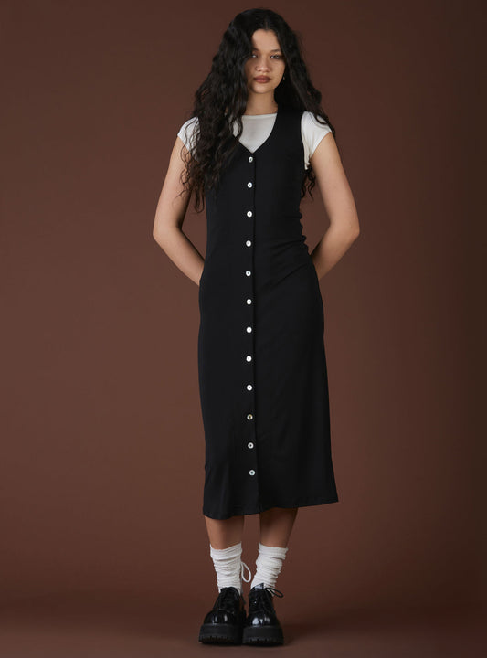 Parker Maxi Dress Black | UNIF Premium