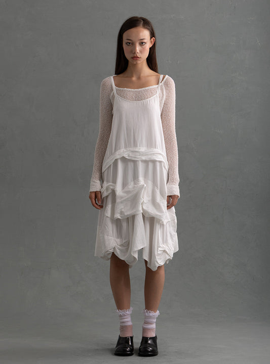 Slumber Dress White | UNIF Value