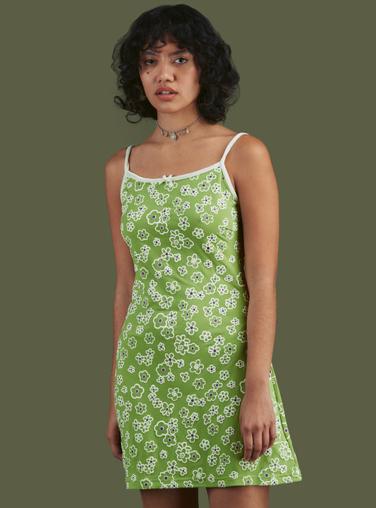 Mini Dazey Dress Green | UNIF Value