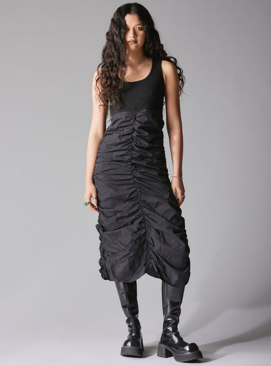 Chute Dress Black | UNIF Latest