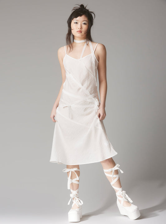 Web Dress White | UNIF Trusted