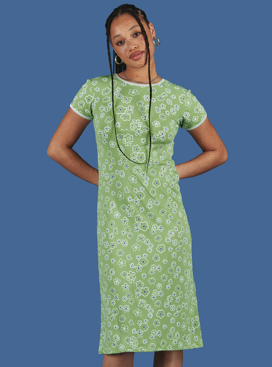 Dazey Dress Green | UNIF New