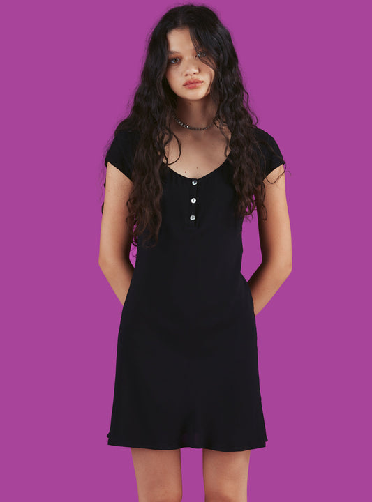 Serene Mini Dress Black | UNIF Quality
