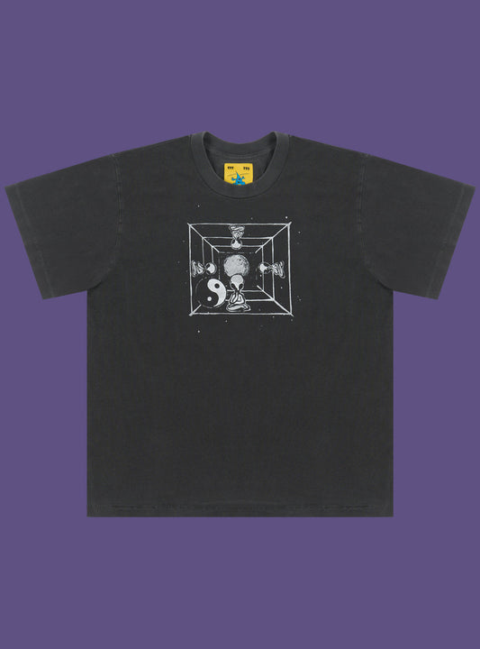 Dimension Tee Vintage Black | UNIF New