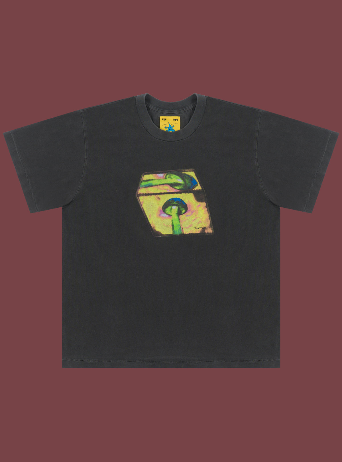 Time Cube Tee Vintage Black | UNIF Top Pick