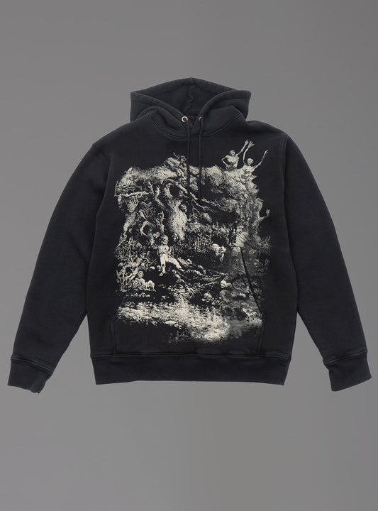 Death Dance Hoodie VIntage Black | UNIF New