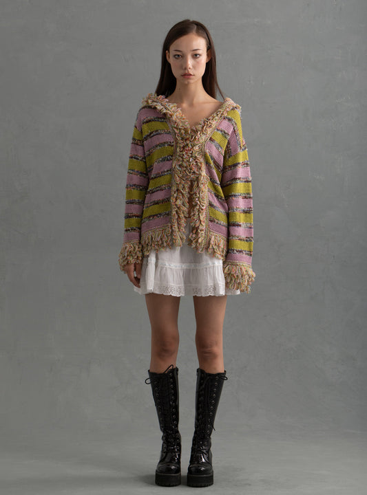 Tink Sweater Green / Lavendar | UNIF Latest