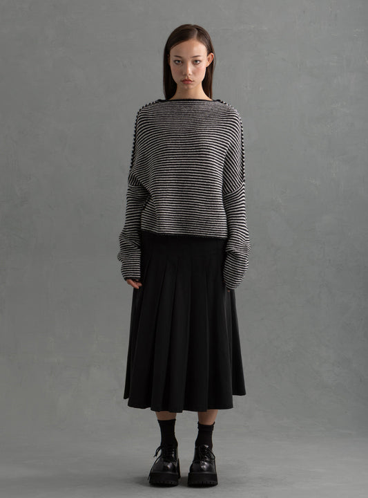 Ctrl Sweater Black / White | UNIF Trusted