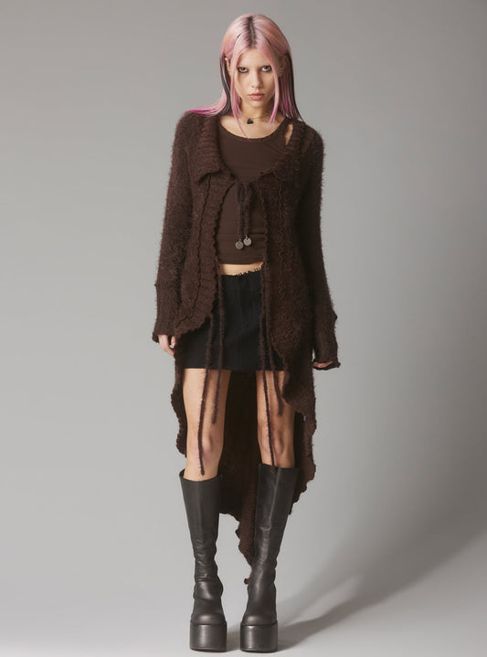 Herron Sweater Dark Brown | UNIF Top Pick