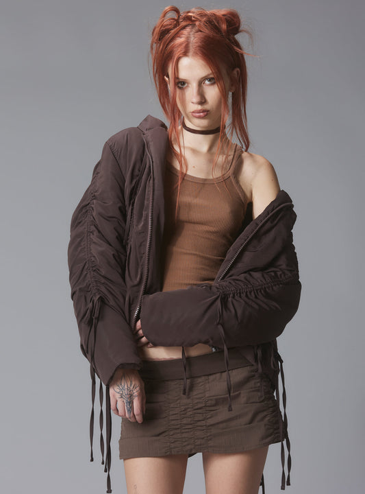 Casm Jacket Brown | UNIF Customer Favorite
