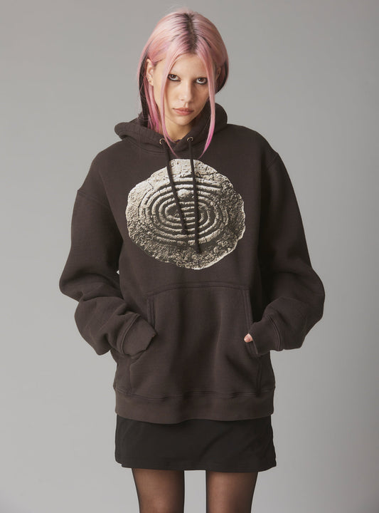 Petroglyph Hoodie Vintage Black | UNIF Customer Favorite