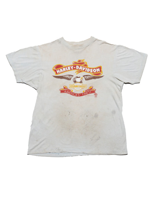 Vintage Harley Davidson America's Finest Tee White | UNIF Customer Favorite
