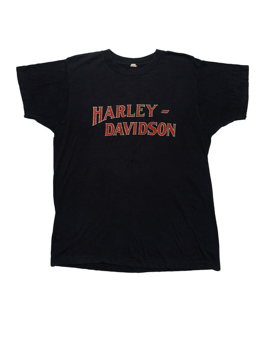 Vintage Harley Davidson Hempstead Tee Black | UNIF Value