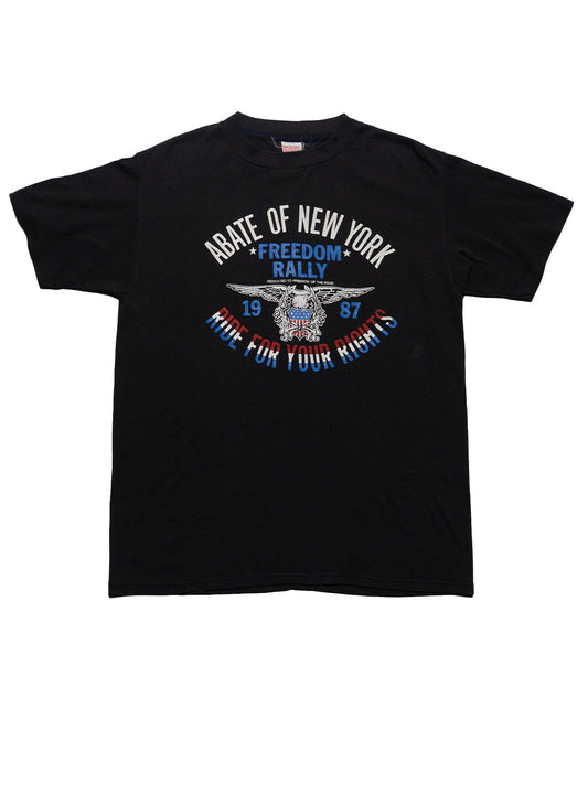 Vintage Freedom Rally 1987 Tee Black | UNIF Quality