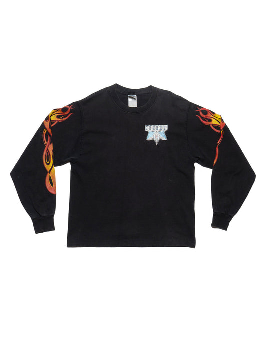 Vintage Archaic Smile Long Sleeve Tee White | UNIF Top Pick