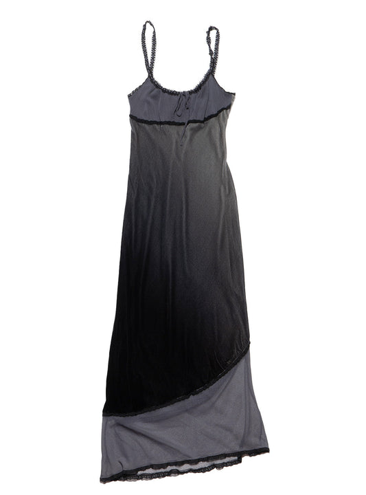 Vintage Betsy Johnson Velvet Gray Long Dress Gray | UNIF Latest