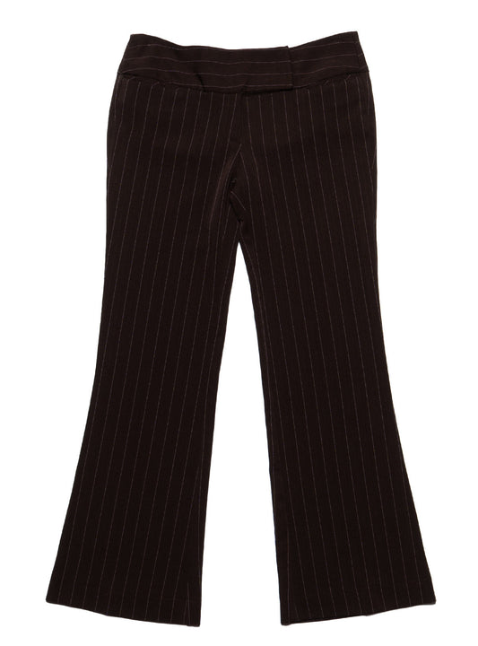 Vintage Star City Samantha Pinstripe Pants Brown Pinstripe | UNIF Top Pick