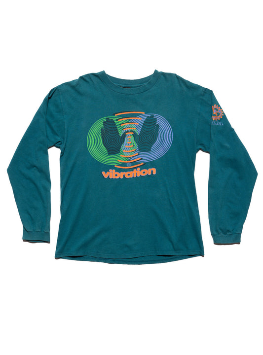 Vintage Gotcha Vibration Long Sleeve Tee Green | UNIF Premium