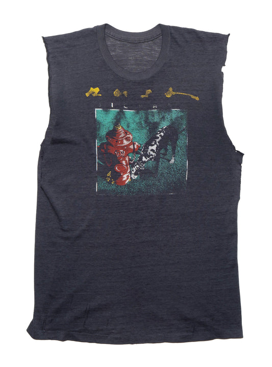 Vintage Rush Signals Tour Sleeveless Tee Black | UNIF New