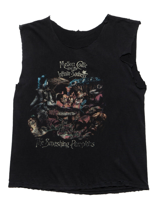 Vintage Smashing Pumpkins Mellon Collie And The Infinite Sadness Sleeveless Tee Black | UNIF Top Pick