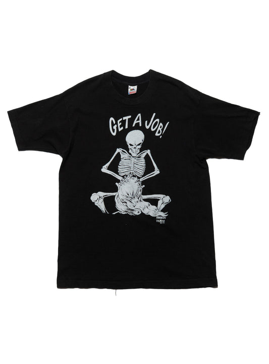 Vintage Get A Job Tee Black | UNIF New