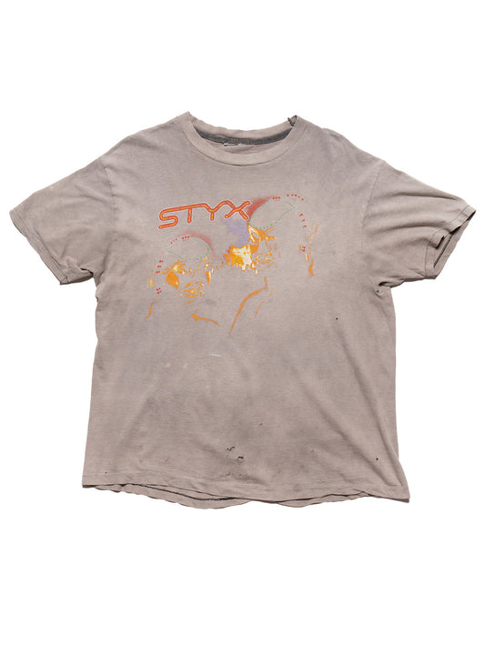 Vintage Styx Kilroy Was Here Tour Tee Grey | UNIF Quality