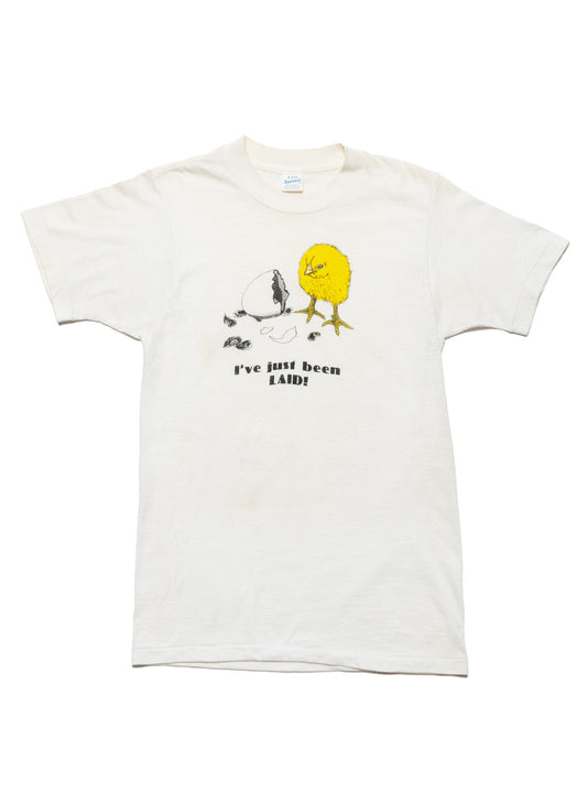 Vintage I've Just Been Laid Tee White | UNIF New
