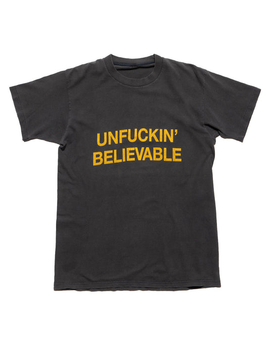Vintage Unfuckin' Believable Tee Black | UNIF Top Pick