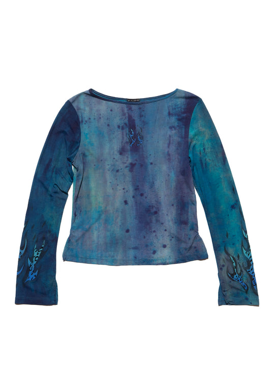 Vintage Fang Flame Top Blue | UNIF Trusted