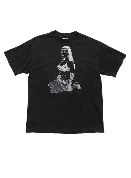 Vintage Dominatrix Tee Black | UNIF Top Pick