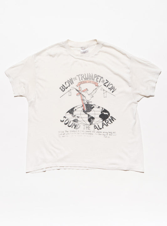 Vintage Sound The Alarm Tee White | UNIF Value