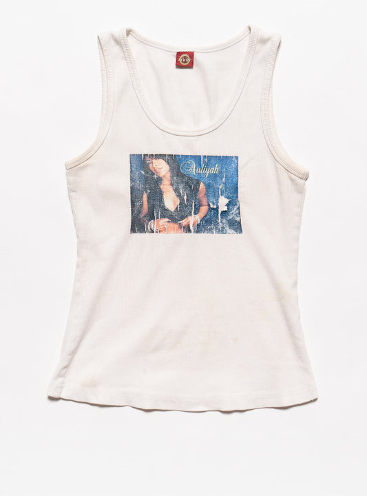 Vintage Aaliyah Tank White | UNIF Customer Favorite