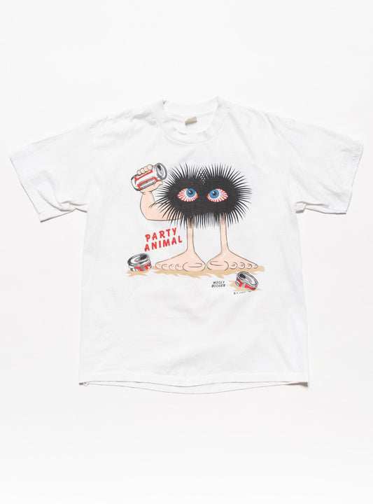 Vintage Party Animal Tee White | UNIF Premium