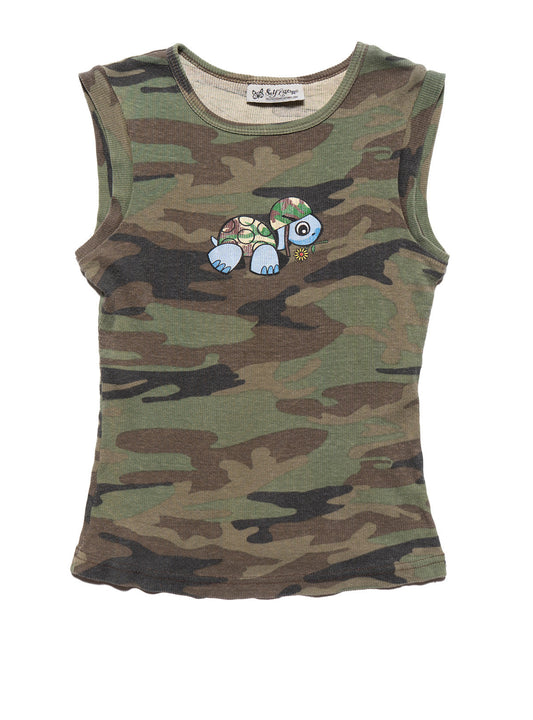 Vintage Self Esteem Camo Turtle Tank Camo | UNIF Customer Favorite